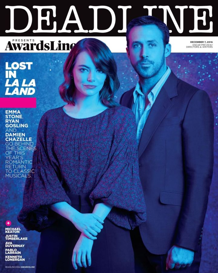 DEADLINE HOLLYWOOD magazine side cover 7 December 2016
