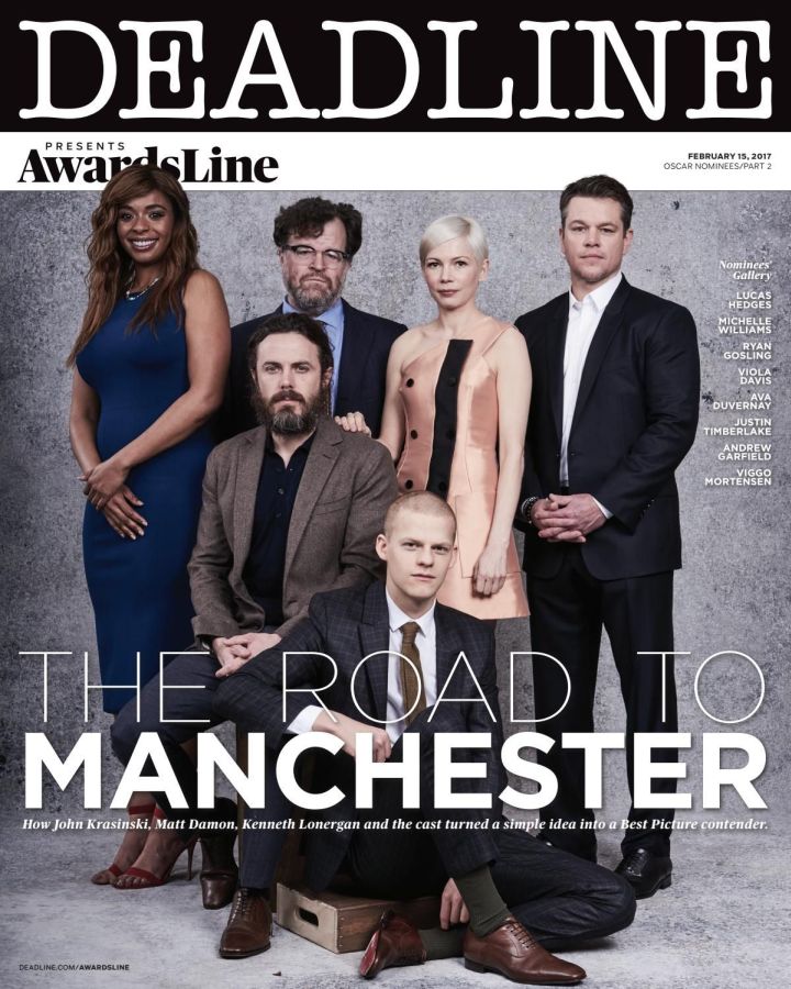 DEADLINE HOLLYWOOD magazine side cover 15 February 2017
