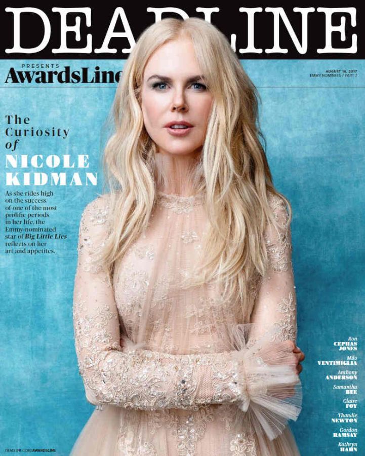 DEADLINE HOLLYWOOD magazine side cover 16 August 2017