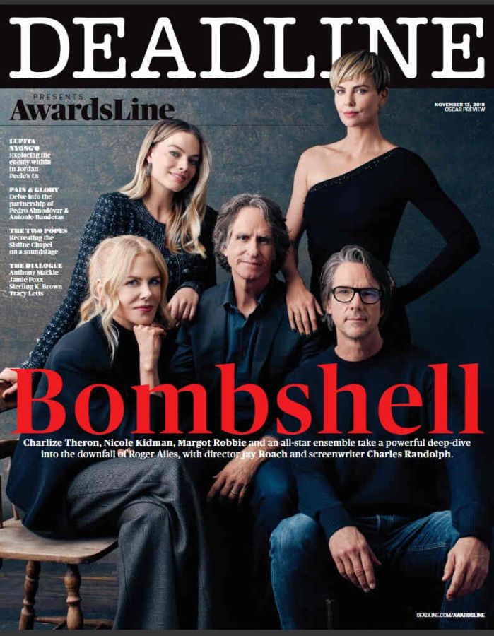 DEADLINE HOLLYWOOD magazine side cover 13 November 2019