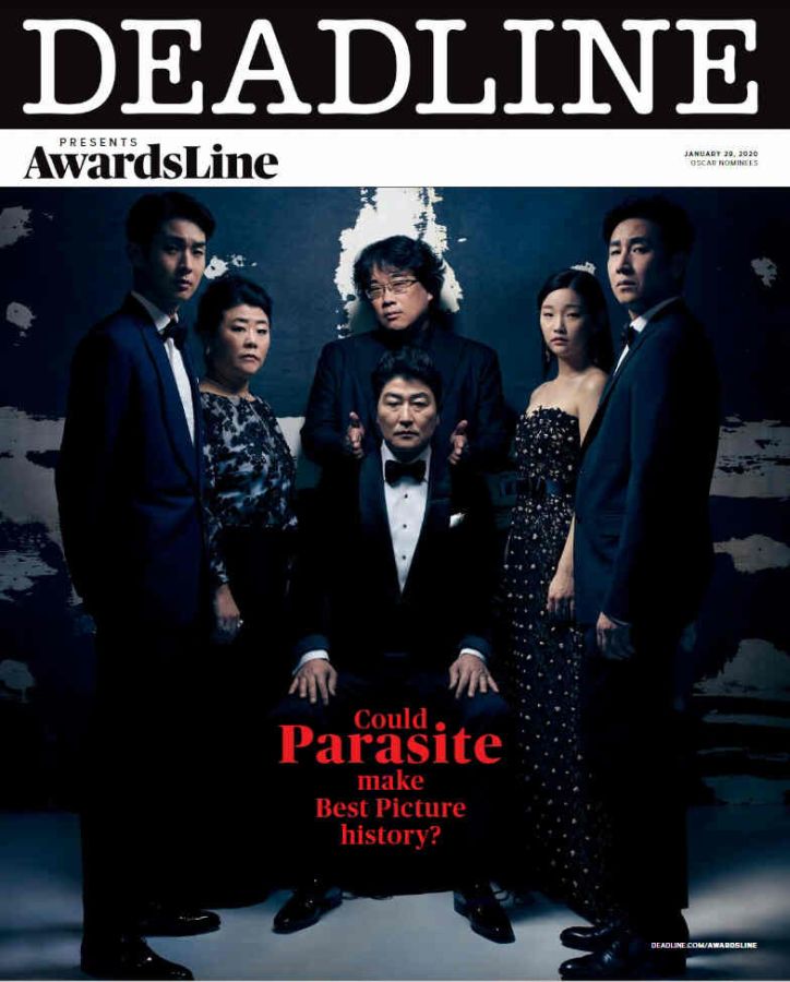 DEADLINE HOLLYWOOD magazine side cover 29 January 2020