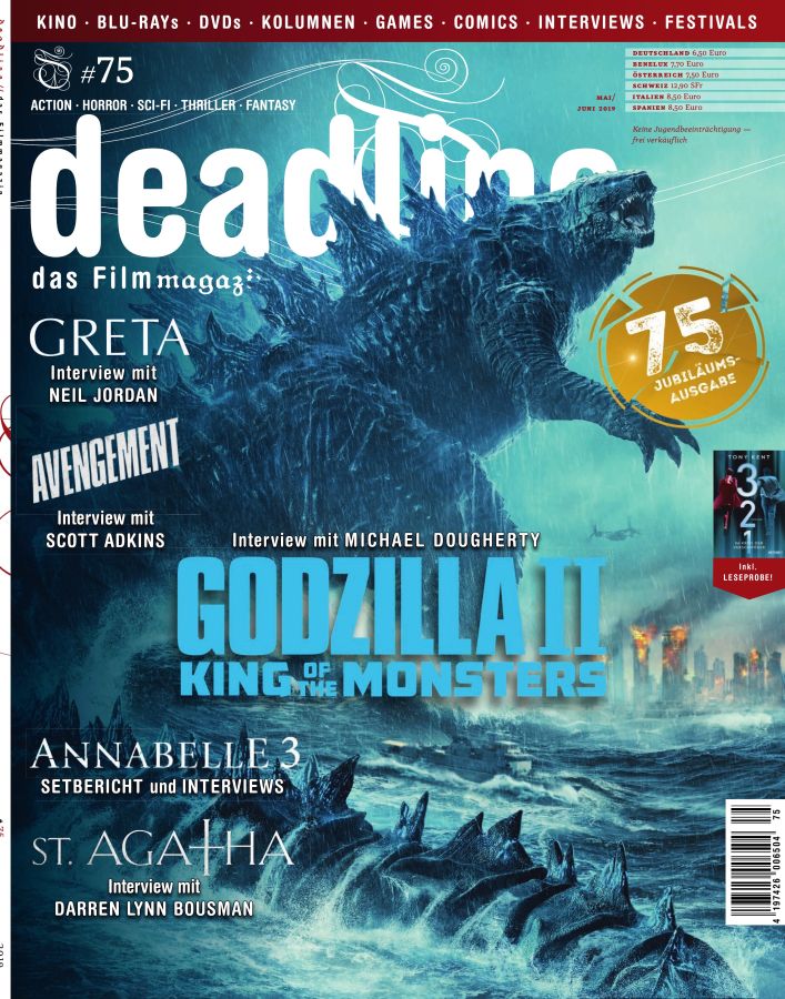 DEADLINE magazine side cover Issue 75  May/June 2019