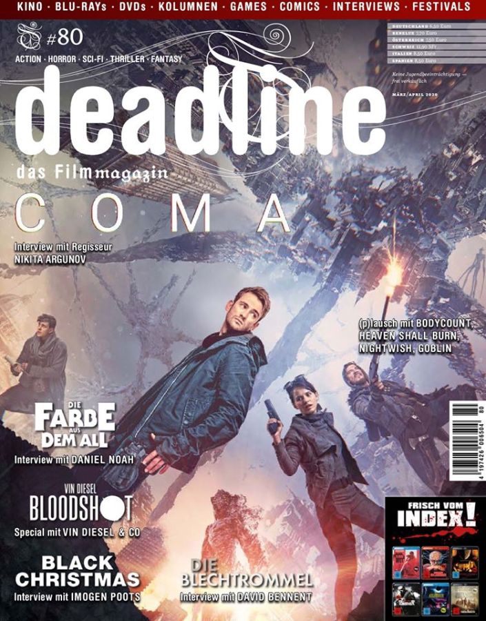 DEADLINE magazine side cover Issue 80  March/April 2020