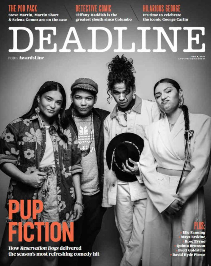 DEADLINE HOLLYWOOD magazine side cover 8 June 2022