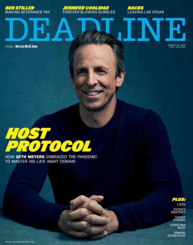 DEADLINE HOLLYWOOD magazine side cover 10 August 2022