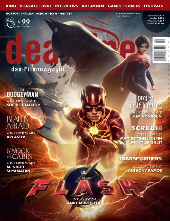 DEADLINE magazine side cover Issue 99  May/June 2023