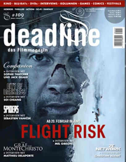 DEADLINE magazine side cover Issue 109  January/February 2025