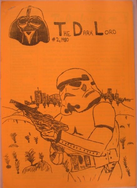 DARK LORD magazine side cover Issue 2 May 1980