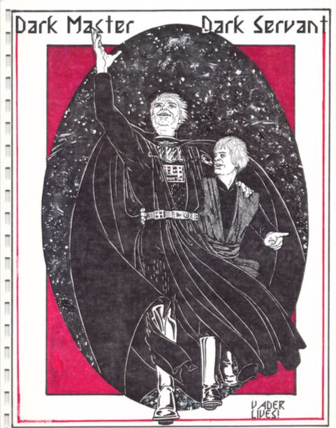 DARK MASTER DARK SERVANT magazine side cover Issue 2  1998