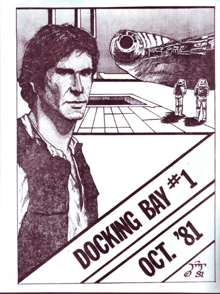 DOCKING BAY magazine side cover Issue 1 October 1981