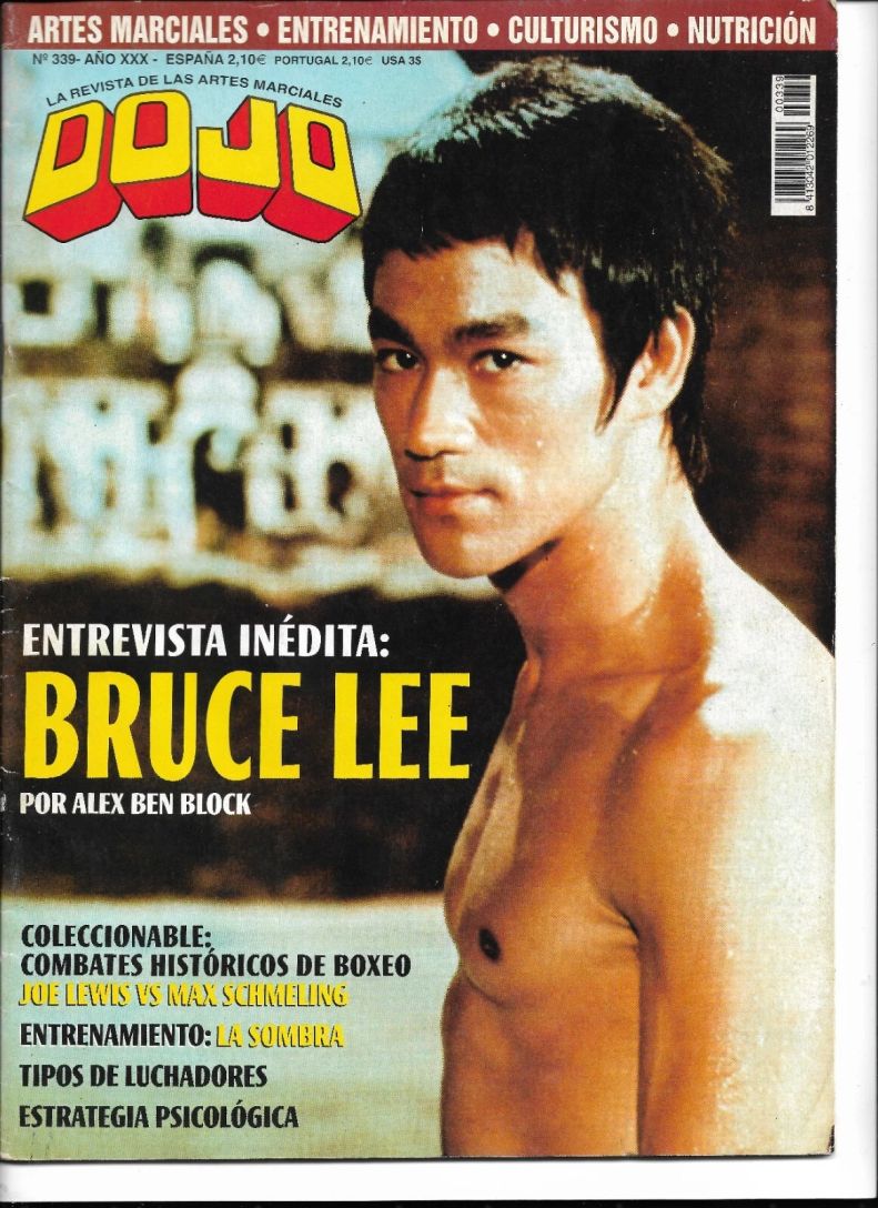 DOJO magazine side cover Issue 339   