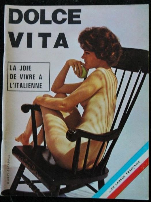 DOLCE VITA magazine side cover Issue 3 April 1968