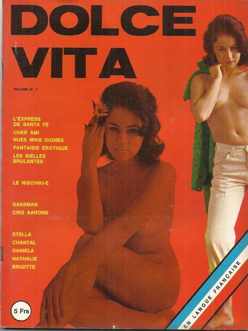 DOLCE VITA magazine side cover Issue 1  August 1967