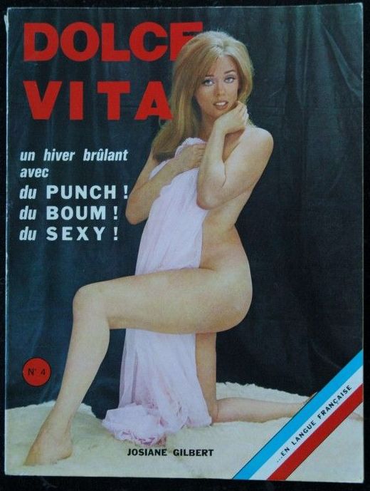 DOLCE VITA magazine side cover Issue 4  January 1968