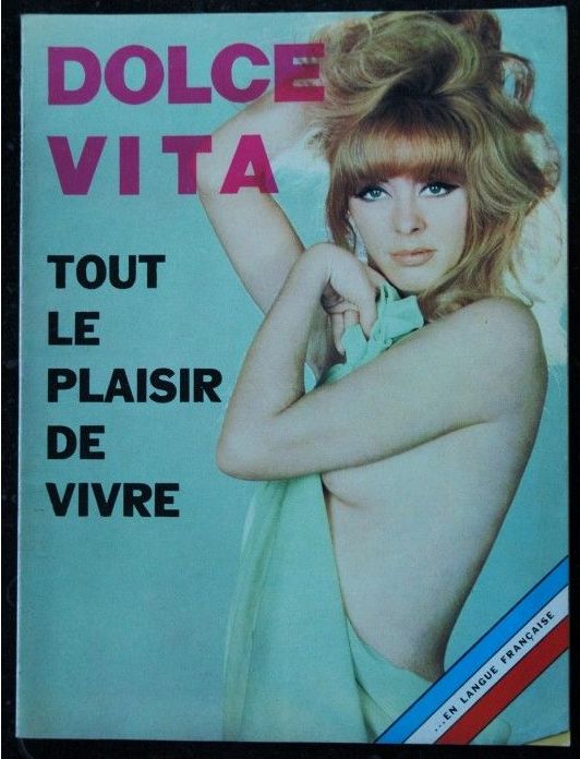 DOLCE VITA magazine side cover Issue 8  May 1968