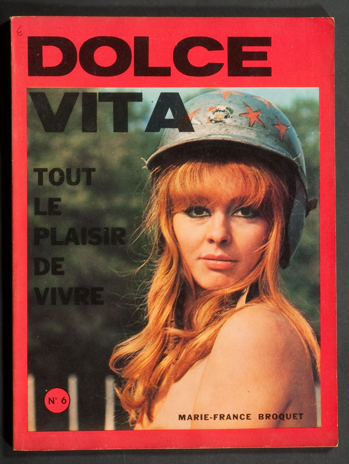 DOLCE VITA magazine side cover Issue 6  1968