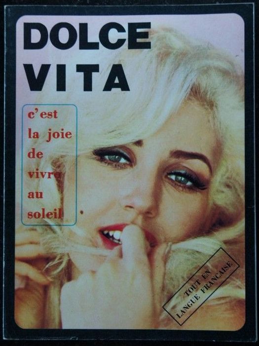 DOLCE VITA magazine side cover Issue 16  July 1969