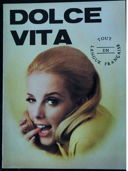 DOLCE VITA magazine side cover Issue 17  September 1969
