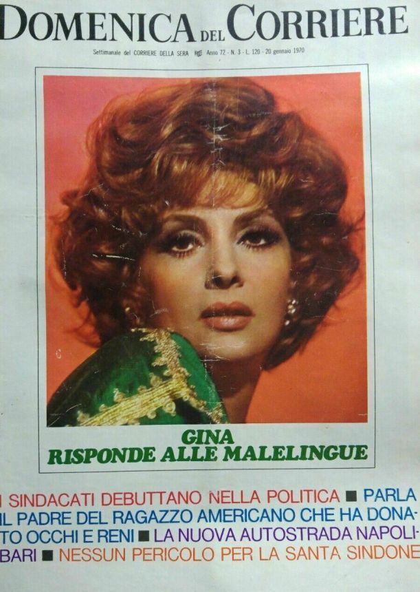 DOMENICA DEL CORRIERE magazine side cover Issue 3 20 January 1970