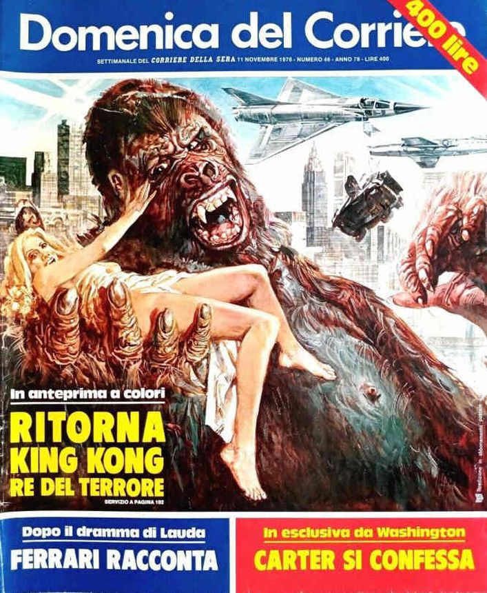 DOMENICA DEL CORRIERE magazine side cover Issue 46 11 November 1976