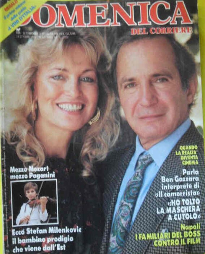 DOMENICA DEL CORRIERE magazine side cover Issue 42 18 October 1986