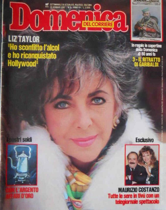 DOMENICA DEL CORRIERE magazine side cover Issue 5 29 January 1987