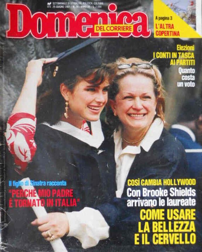 DOMENICA DEL CORRIERE magazine side cover Issue 26 25 June 1987