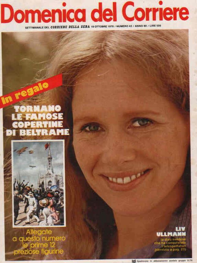 DOMENICA DEL CORRIERE magazine side cover Issue 42 19 October 1978