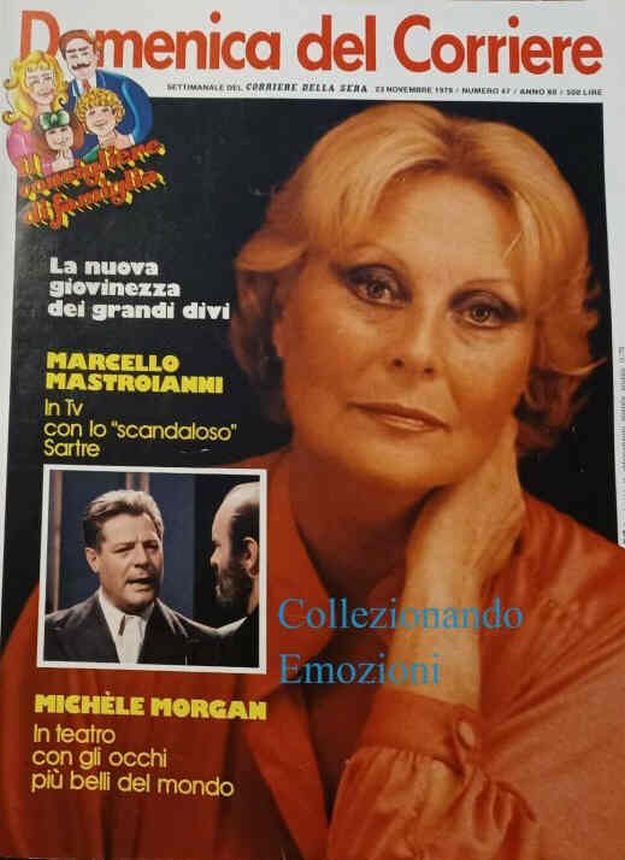DOMENICA DEL CORRIERE magazine side cover Issue 47 23 November 1978
