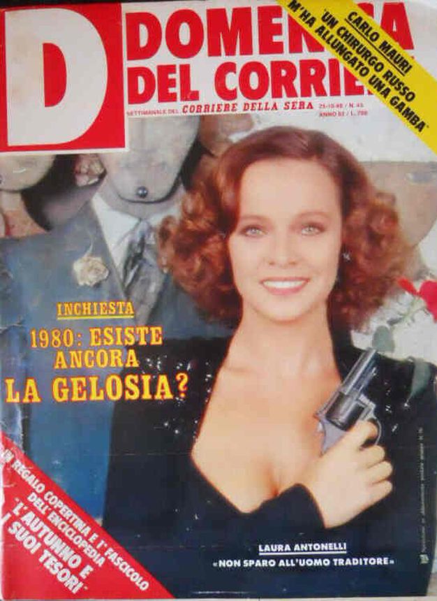 DOMENICA DEL CORRIERE magazine side cover Issue 43 25 October 1980