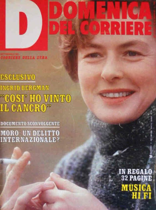 DOMENICA DEL CORRIERE magazine side cover Issue 51  December 1980