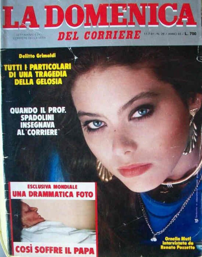 DOMENICA DEL CORRIERE magazine side cover Issue 28 11 July 1981