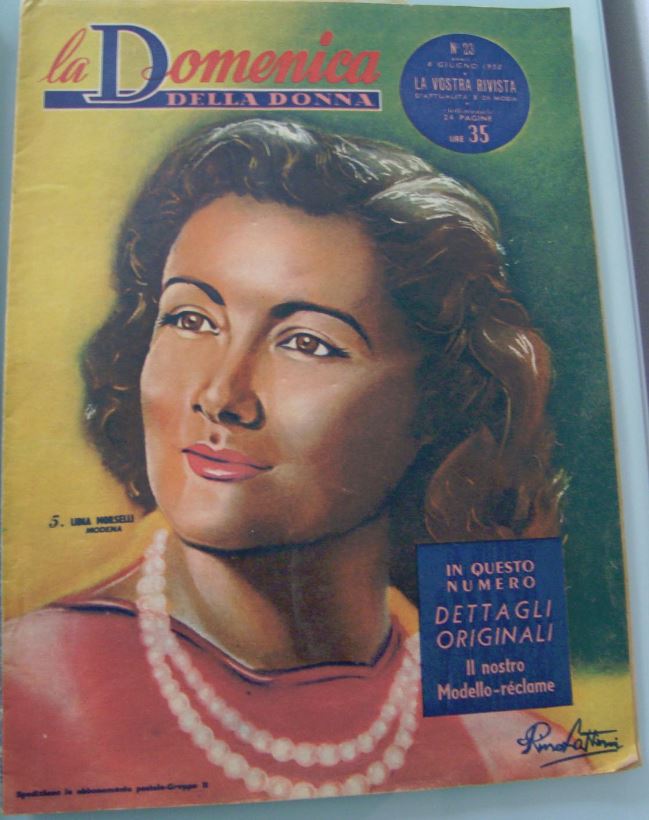 LA DOMENICA DELLA DONNA magazine side cover Issue 23 4 June 1950