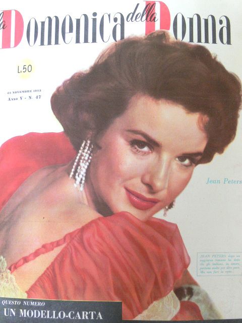 LA DOMENICA DELLA DONNA magazine side cover Issue 47 22 November 1953