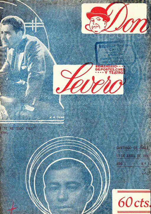 DON SEVERO magazine side cover Issue 1 13 April 1933