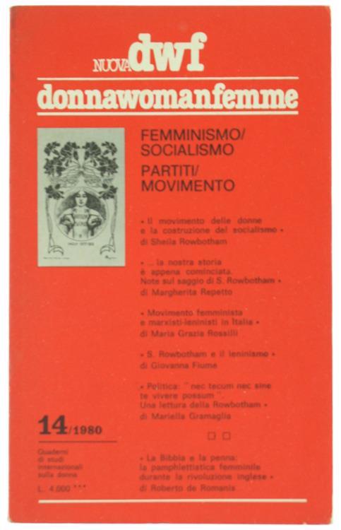 DONNAWOMANFEMME magazine side cover Issue 14   1980