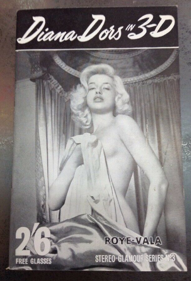 DIANA DORS IN THREE D magazine side cover Issue 3   