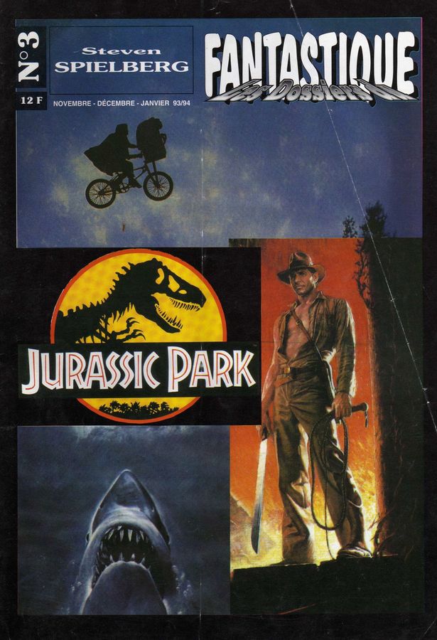 DOSSIERS DU FANTASTIQUE | LES magazine side cover Issue 3 November/December 1993