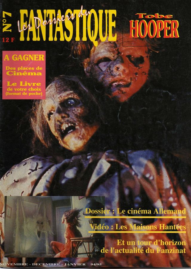 DOSSIERS DU FANTASTIQUE | LES magazine side cover Issue 7 January 1995