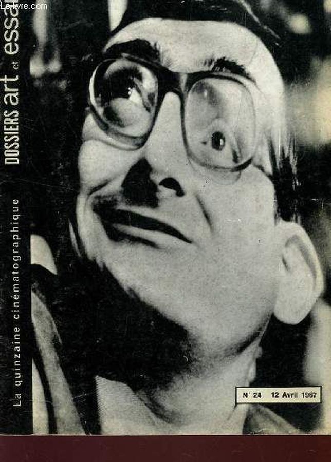 DOSSIERS ART ET ESSAI magazine side cover Issue 24 12 April 1967