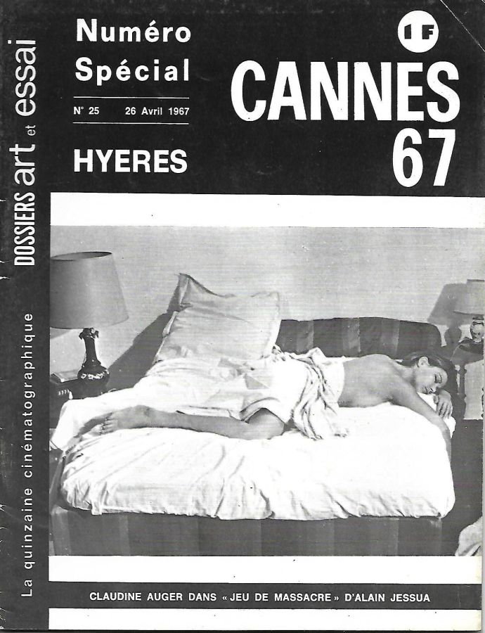 DOSSIERS ART ET ESSAI magazine side cover Issue 25 26 April 1967