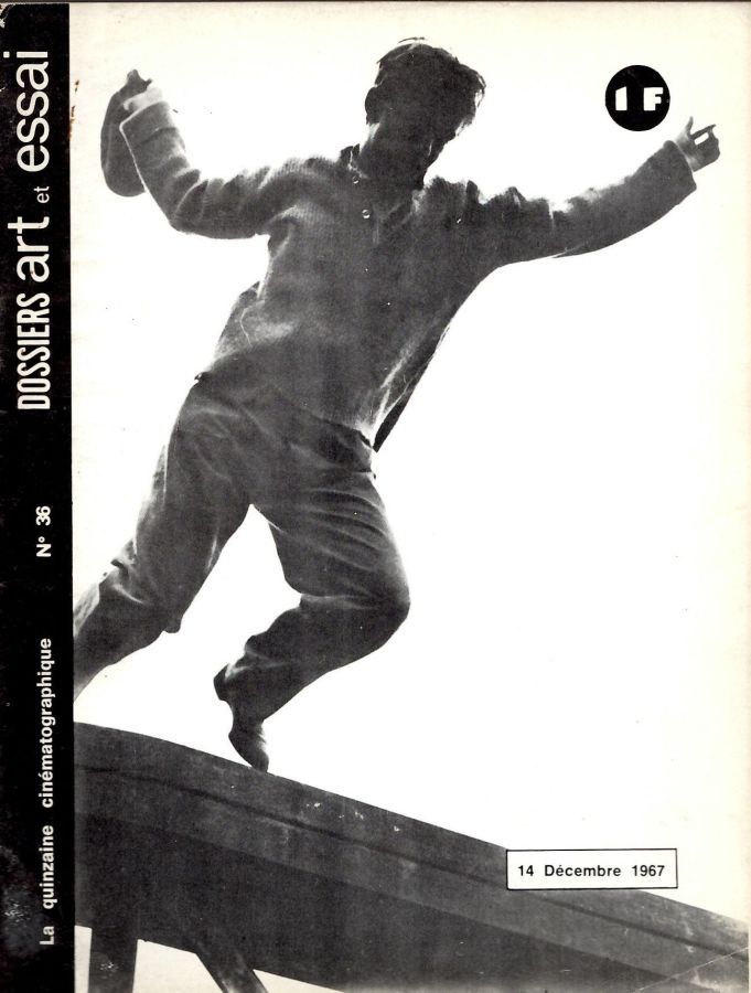 DOSSIERS ART ET ESSAI magazine side cover Issue 36 14 December 1967