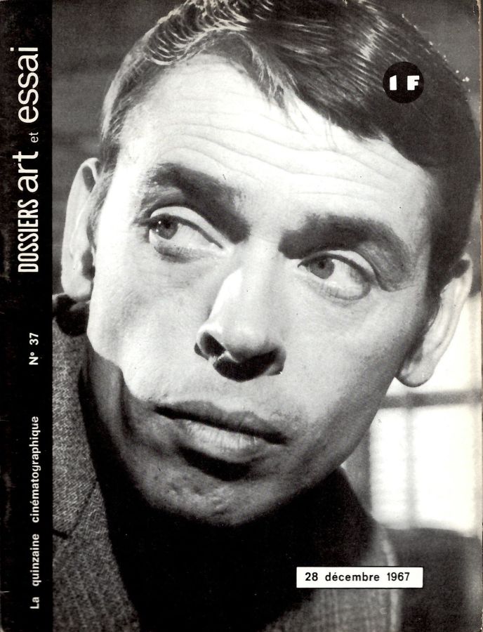 DOSSIERS ART ET ESSAI magazine side cover Issue 37 28 December 1967