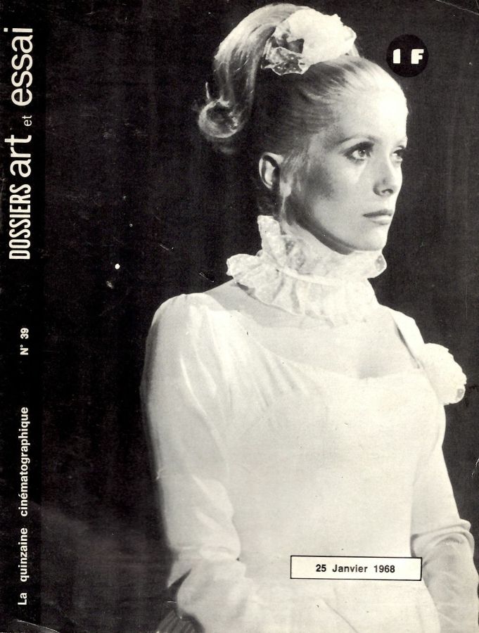 DOSSIERS ART ET ESSAI magazine side cover Issue 39 25 January 1968