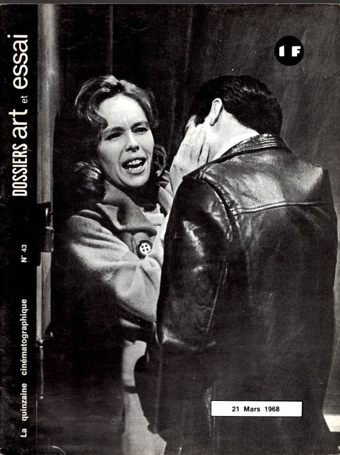 DOSSIERS ART ET ESSAI magazine side cover Issue 43 21 March 1968