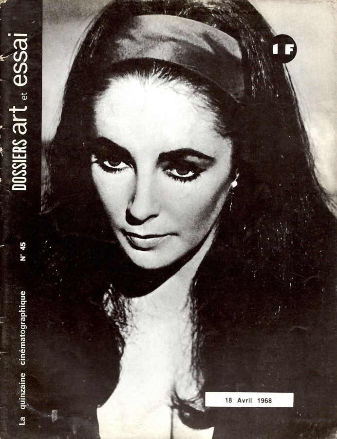 DOSSIERS ART ET ESSAI magazine side cover Issue 45 18 April 1968