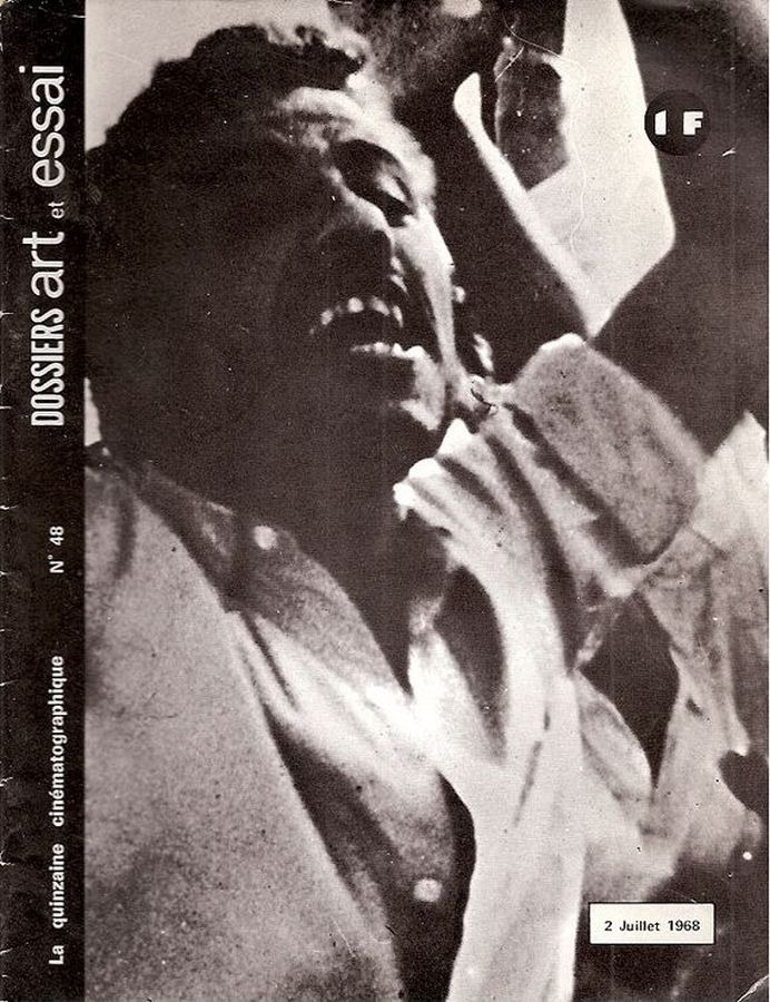 DOSSIERS ART ET ESSAI magazine side cover Issue 48 2 July 1968