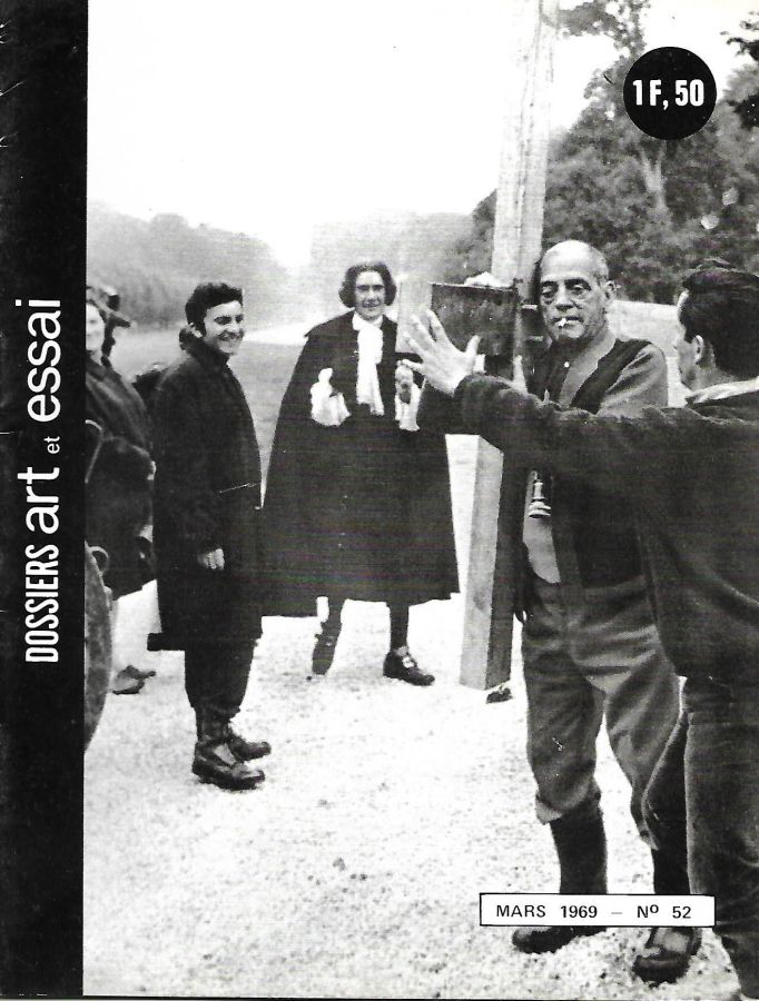 DOSSIERS ART ET ESSAI magazine side cover Issue 52  March 1969