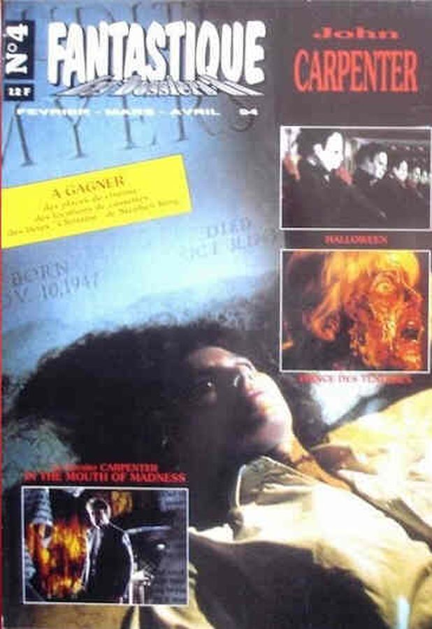 LES DOSSIERS DU FANTASTIQUE magazine side cover Issue 4  February/April 1994