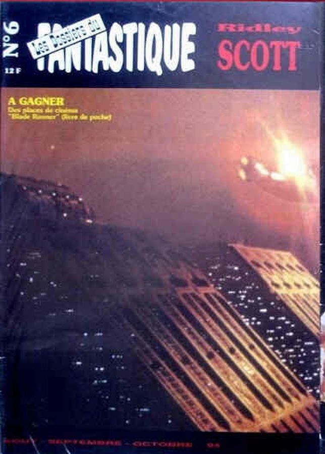LES DOSSIERS DU FANTASTIQUE magazine side cover Issue 6  August/October 1994